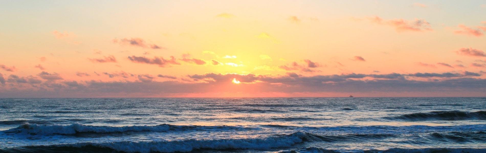 Sunset over the ocean in Ocoee, Florida