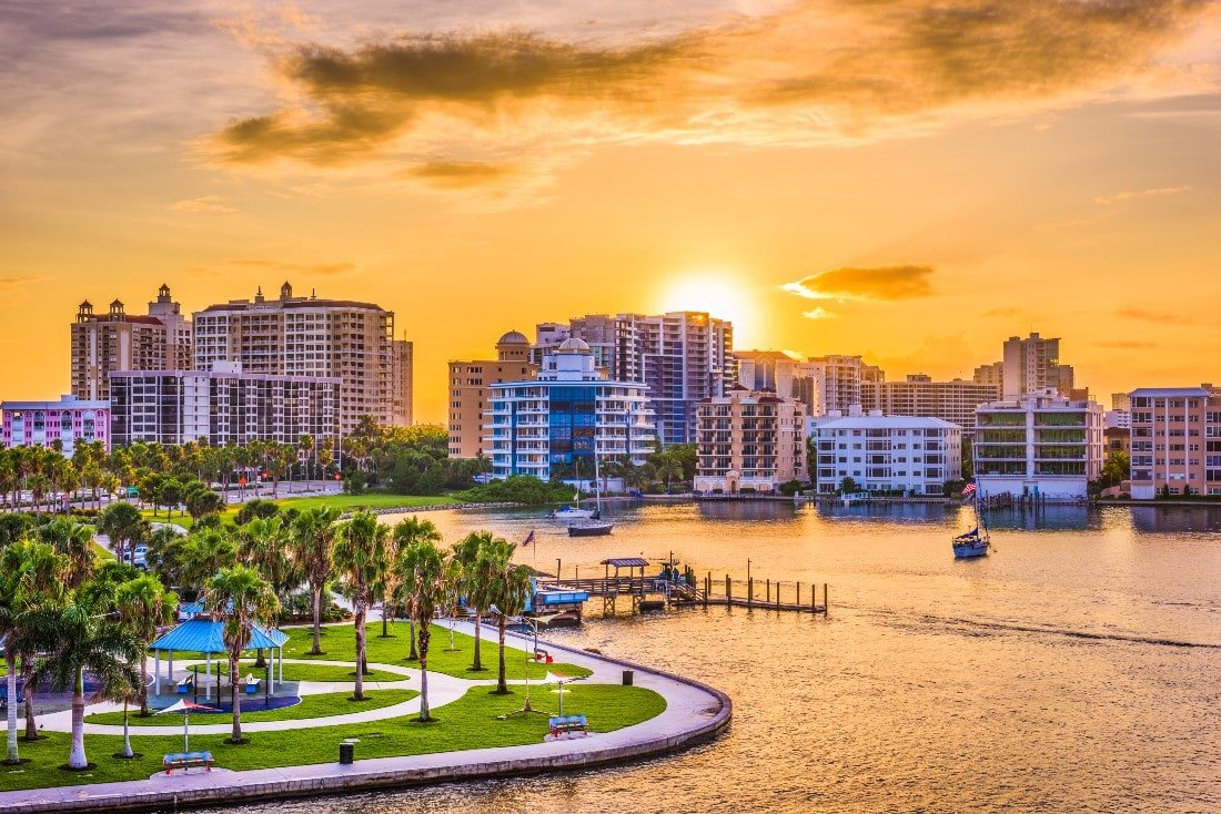 Waterfront real estate in Sarasota
